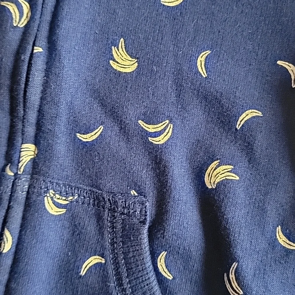 NWTs Carter's Baby Size 18 Boy's Months Blue and Banana Zippered Light H…